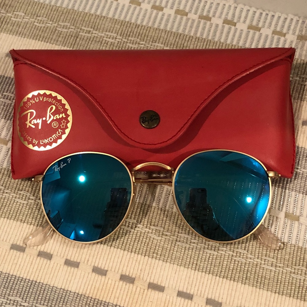 BRAND NEW Ray Ban Round Flash Lenses